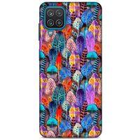 Lopard Samsung Galaxy A12 Uyumlu Kılıf Tüyler (39) Liquid Crystal Kılıf