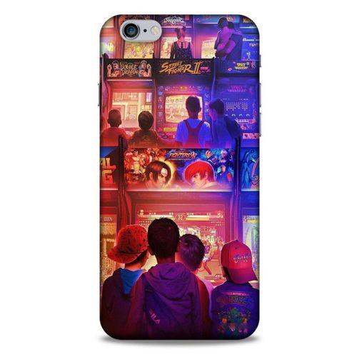 Retro (33) Desen Hybrid Kılıf Renkli Apple Iphone 6S Plus Kılıf