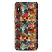 Xiaomi Mi A2 Lite Kılıf Pastel Renkler (4) Koruma Kılıfı Yeşil Kırmızı