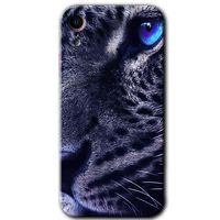 iPhone XR Kılıf HD Desen Baskılı Arka Kapak - Kaplan + Kırılmaz Cam