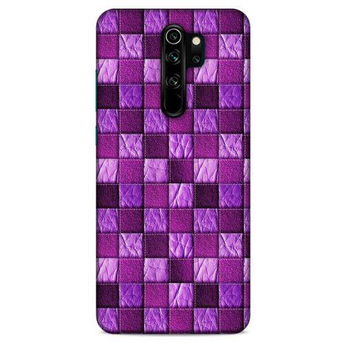 Xiaomi Redmi Note 8 Pro Kılıf Patchwork (5) Koruma Kabı Fuşya