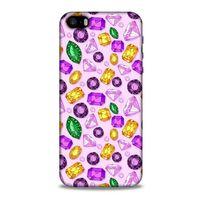 Apple Iphone 5S Kılıf Baskılı Özel Seri Taşlı (50) Shockproof Kılıf