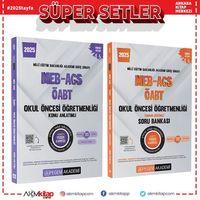 Pegem 2025 MEB AGS ÖABT Okul Öncesi Öğretmenliği Konu ve Soru Bankası Seti 2 Kitap