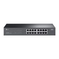 TP-LINK LS1016G, Green Tech, 16 Port GigaBit, Yönetilemez, Metal Kasa, Masaüstü Switch