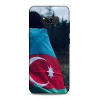 Samsung Galaxy S8 Plus Uyumlu Kılıf Azarbaijan (38) Neo Hybrid Kılıf Bayrak Kadın
