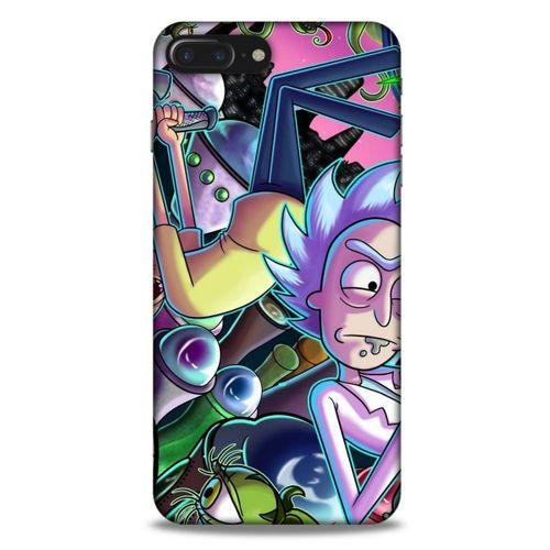 Apple Iphone 8 Plus Uyumlu Kılıf Rick And Morty (40) Fit Silikon Kılıf Rick D. Sanchez
