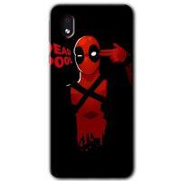 MRCİLETİSİM Samsung Galaxy A01 Core Kılıf Baskılı Kapak - DeadPool 4 +Tam Ekran Koruyucu