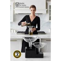 Premium 2'li Şeffaf Huni Seti: İtalyan Tasarımı BPA Free Kristal Netliğinde Kusursuz Akış