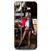Samsung Galaxy J4 Plus Uyumlu Kılıf Harley Quinn (24) Darbe Emici Kılıf Kiraz kırmızısı