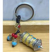Metal Tibet Şans Çarkı Anahtarlık Alk4462