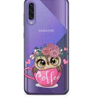 Zoologix (78) Samsung Galaxy A50s Şeffaf Kılıf Silikon Desenli