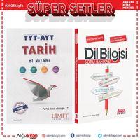 Limit TYT AYT Tarih El Kitabı ve AKM Dil Bilgisi Soru Bankası Seti 2 Kitap