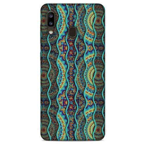 Samsung Galaxy A20 Kılıf Baskılı Özel Seri Taşlı (32) Soft Silikon Kılıf