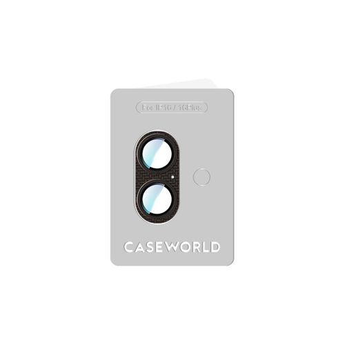 Apple iPhone 16 CaseWorld Karbon Fiber Serisi Anti Reflective Ultra Clear Full Kamera Lens Koruyucu