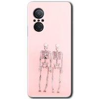 Potkal Hediye Fabrikası Huawei Nova 9 SE Kılıf HD Desen Baskılı Arka Kapak - Yaşayan Çift