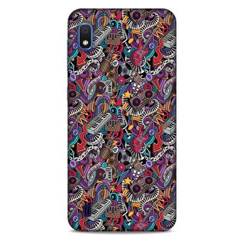 Retro (2) Desen Kabı Renkli Samsung Galaxy A10 Kılıf