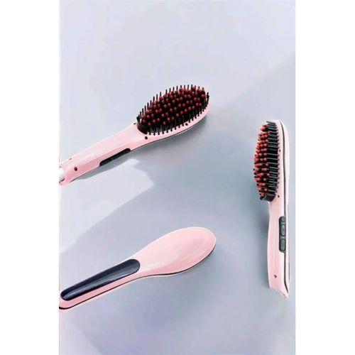 Fön Etkili Saç Düzleştirici Tarak Yıpranma Karşıtı Döner Kablo Isı Ayarlı