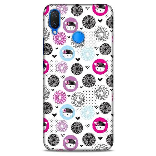 Lopard Huawei Psmart 2019 Uyumlu Kılıf Kediler (1) Kılıfı Mavi Pembe