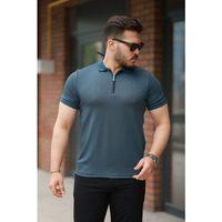 Erkek Fermuarlı Yaka Kısa Kollu Tişört