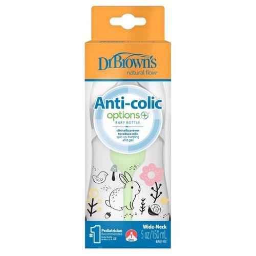 Dr.Browns Geniş Ağız PP Antikolik Options Biberon  150ml Kız