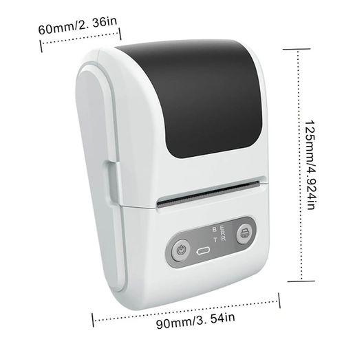 Beyaz Kablosuz Portatif Etiket Yazıcısı