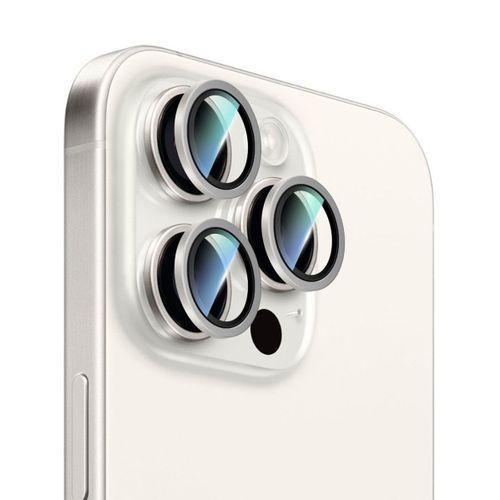 Apple iPhone 14 Pro Max CaseWorld Alloy Serisi Oleofobik Anti Reflective Kamera Lens Koruyucu