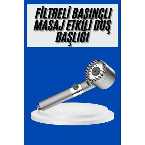 Yeni Nesil Duş Başlığı Paslanmaz Çelik Masaj Etkili Ergonomik Tasarım Su Basınçlı