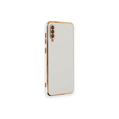 Newface Samsung Galaxy A70 Kılıf Volet Silikon - Beyaz