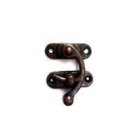 Yay Gözü, Ahşap Kutu Klipsi - Minik 20x24 Mm, Antik, 1 Adet