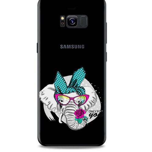 Zoologix (97) Samsung Galaxy Note 8 Şeffaf Kılıf Silikon Desenli