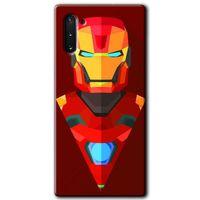 Samsung Galaxy Note 10 Kılıf HD Desen Baskılı Arka Kapak - İron Man Çizim