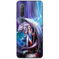 Xiaomi Mi 10 Kılıf Dragons (31) TPU Kılıf Ejderha ve Sahibe