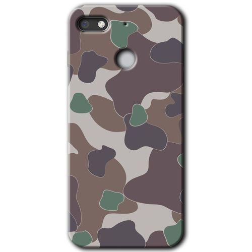 General Mobile GM 8 Go Kılıf HD Desen Baskılı Arka Kapak - Kamuflaj 11