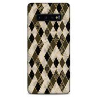 Mermer Desenli (2) Tema Kabı Bej Samsung Galaxy S10 Plus Kılıf