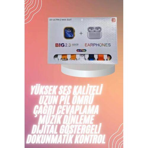 Yeni Nesil 7 Kordonlu Arama Bildirim Özellikli Kulaklık Hediyeli Akıllı Saat