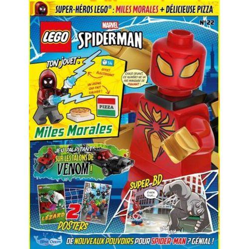 Lego Marvel Spiderman Aylık Dergi - Fransızca (Miles Moraeles Figür)