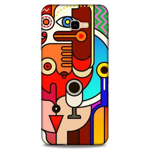 Lopard Samsung Galaxy J4 Plus Uyumlu Kılıf Soyut Sanat (8) Desenli Baskılı Kılıf