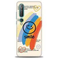 Xiaomi Mi 10 Kılıf HD Baskılı Kılıf - Smile + Tam Ekran Koruyucu
