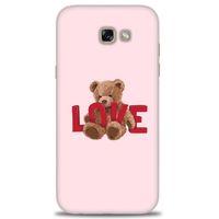 Samsung Galaxy A7 2017 / A720 Kılıf HD Baskılı Kılıf - Love Bear + Tam Ekran Koruyucu