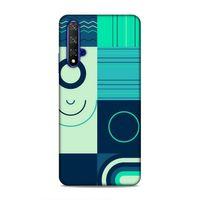 Huawei P Smart S 2020 Uyumlu Kılıf Insomnia (10) Full Koruma Kılıfı Yeşil Lacivert