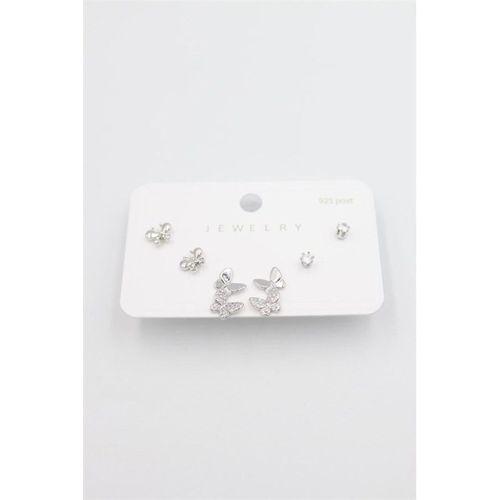 Çoklu Set Küpe - Gümüş