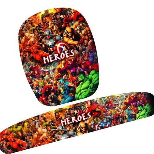 Heroes Bilek Destekli MousePad ve KlavyePad Takım