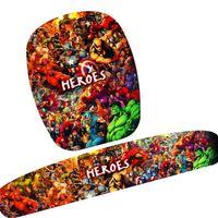 Heroes Bilek Destekli MousePad ve KlavyePad Takım