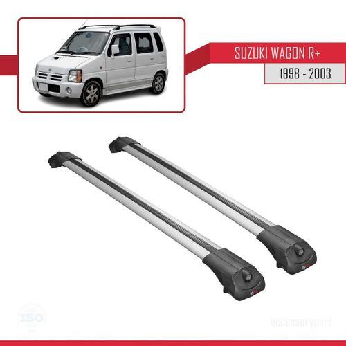 Suzuki Wagon R+ 1998-2003 Arası ile uyumlu ACE-1 Ara Atkı Tavan Barı GRİ