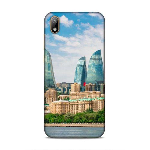 Huawei Y5 2019 Uyumlu Kılıf Azarbaijan (4) Koruma Kılıfı Alev Kuleleri