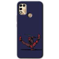 İnfinix Hot 11 Play Kılıf HD Desen Baskılı Arka Kapak - DeadPool 3