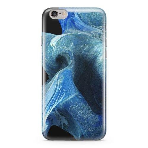 Apple iPhone 6 Plus - 6S Plus Kılıf Mavi Kumlar Arka Kapak Koruma Desenli Full Koruyucu
