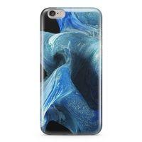 Apple iPhone 6 Plus - 6S Plus Kılıf Mavi Kumlar Arka Kapak Koruma Desenli Full Koruyucu