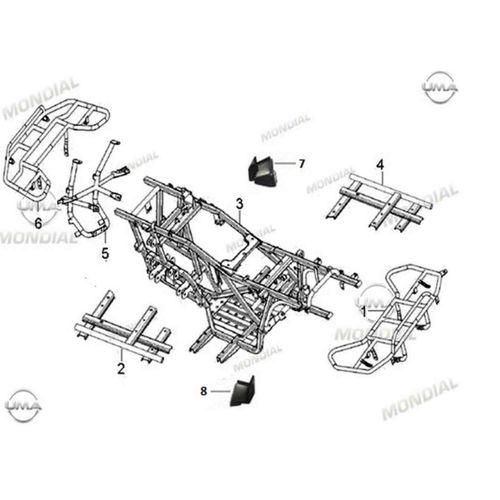 MONDİAL Mondial Atv Au200 Arka Port Bağaj Siyah Orj