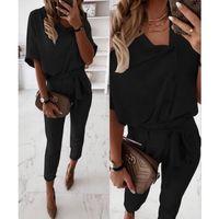 Kadın Kısa Kollu Yakalı önden Düğmeli Bürümcük Bluz Ve Pantolon Ikili Takım